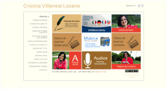 Desktop Screenshot of cristinavillarreallozano.com